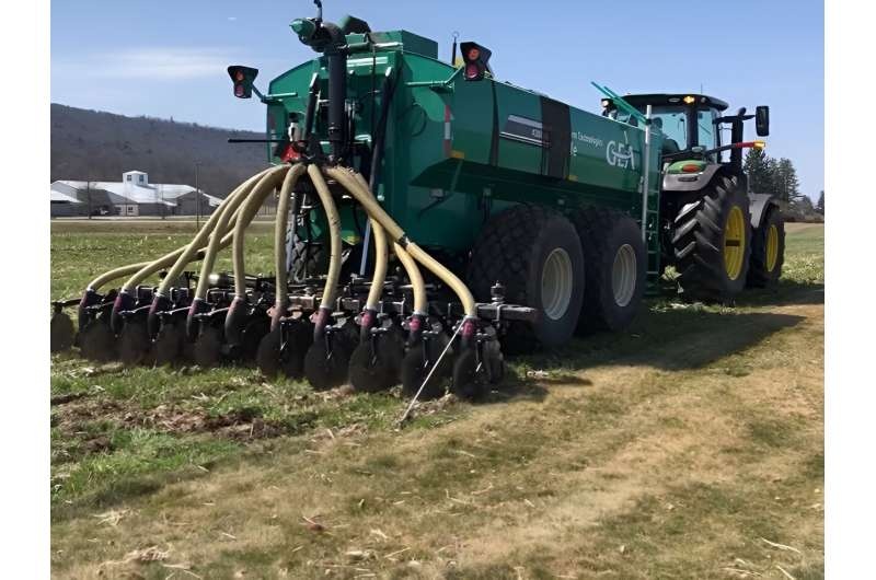 Injecting manure into growing cover crops can cut pollution, support corn crops