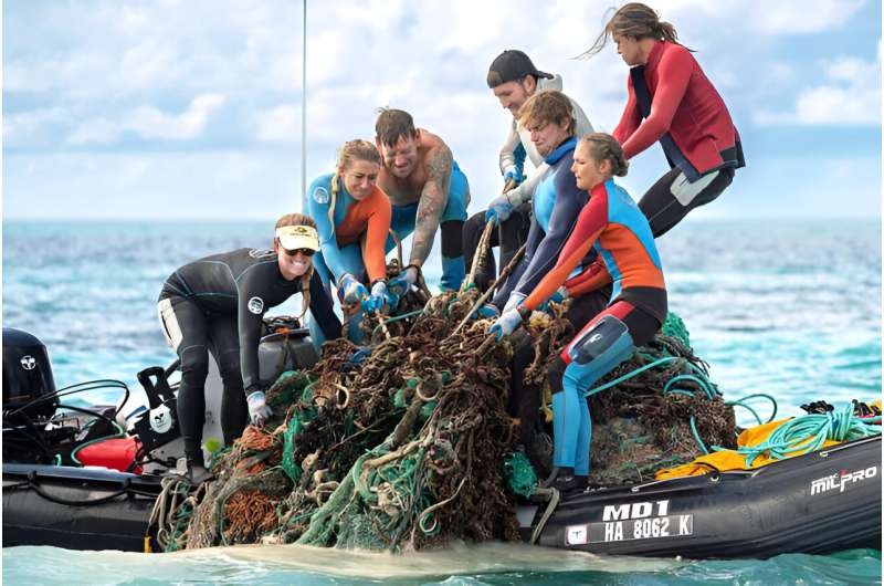 Marine debris removal benefits Hawaiian monk seals, ecosystems